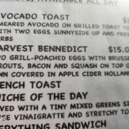 I had the Harvest Benny!