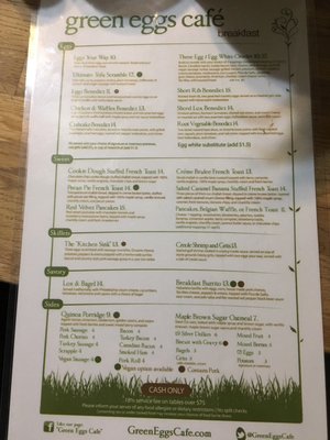 Menu photo 8 Green Eggs Cafe Philadelphia, PA Menu photo 8 Green Eggs Cafe Philadelphia, PA