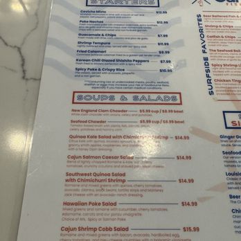 Surfside Fish House - Menu - Seafood Near Me - San Diego, California Surfside Fish House - Menu - Seafood Near Me - San Diego, California