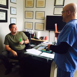 North Country Health Center - Dr Emerson and Dr McAfee enjoying a summer treat!