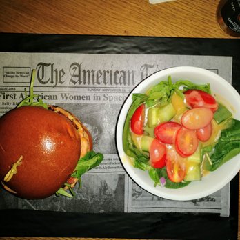 The Local Press - ~ Side Salad I ordered with my Salmon Burger ~ - Salad Near Me - Park, New York