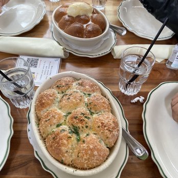 Maison Pickle - Pull Apart Honey And Butter Bread and Pull Apart Garlic and Parmesan Bread - Cocktail Bars Near Me - New York, New York