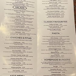 Wildwood Grill - Menu