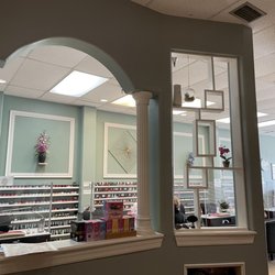 Elegant Nails & Spa - View from the pedicure chairs.