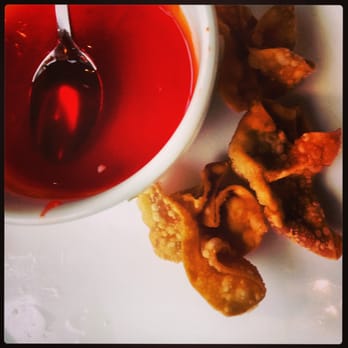 Jun's Sushi - Deep Fried sweet & sour won tons - Chinese Near Me - Barrie, Ontario