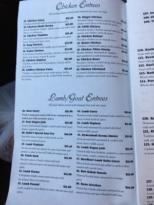 Menu photo 5 India's Restaurant Baton Rouge, LA Menu photo 5 India's Restaurant Baton Rouge, LA