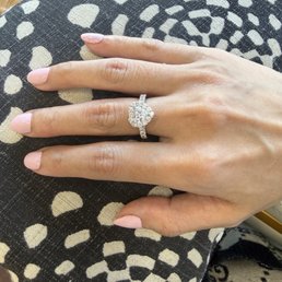 Pink basic manicure Pink basic manicure