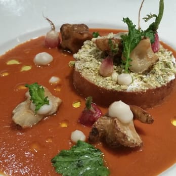 Gather - Chickpea on a spiced tomato sauce with turnip, sunchoke - New American Near Me - Berkeley, California Gather - Chickpea on a spiced tomato sauce with turnip, sunchoke - New American Near Me - Berkeley, California