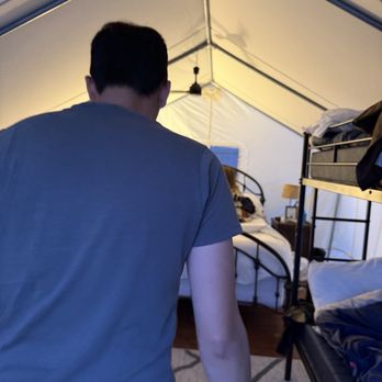 Roar and Snore - A glimpse of our premium tent - Campgrounds Near Me - Escondido, California