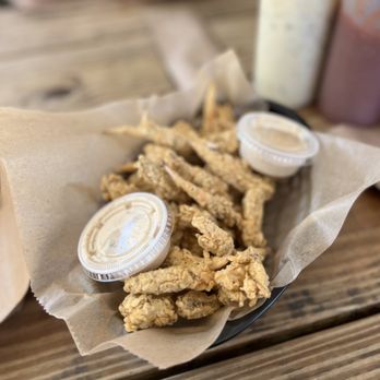 Dewey Destin's Navarre - Fired crab claws! So fun and delicious - Seafood Near Me - Navarre, Florida Dewey Destin's Navarre - Fired crab claws! So fun and delicious - Seafood Near Me - Navarre, Florida