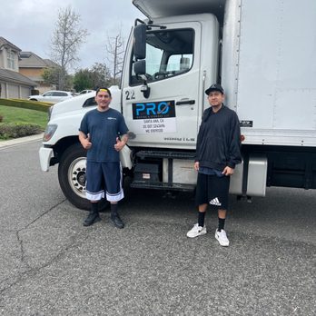 Pro Movers - Jose and Antonio picked up our stuff, they were very professional and quick. Great work. - Movers Near Me - Anaheim, California