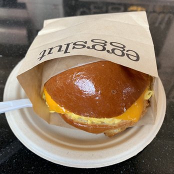Eggslut - Mmmmmm mmmmm gooooood. But don't forget the napkins because this can get messy! - Breakfast & Brunch Near Me - Los Angeles, California Eggslut - Mmmmmm mmmmm gooooood. But don't forget the napkins because this can get messy! - Breakfast & Brunch Near Me - Los Angeles, California