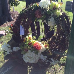 A custom arrangement for my Grandfather's funeral.