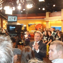 Times Square Studios - Sam Champion, weather anchor for GMA