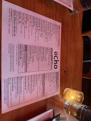 Menu photo 2 Ocho Seattle, WA