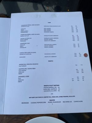 Menu photo 1 BlueBlood Steakhouse Toronto, ON Menu photo 1 BlueBlood Steakhouse Toronto, ON