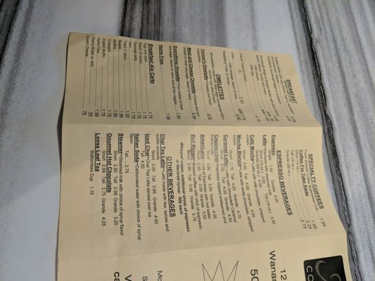 Menu photo 2 Area 57 CoffeeCafe Wanamingo, MN
