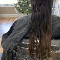 Before photo of my dead sad hair lol