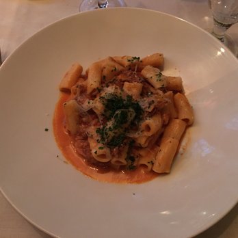 Lucca Restaurant & Bar - Rigatoni with wild boar!! Their signature dish!! - Italian Near Me - Boston, Massachusetts