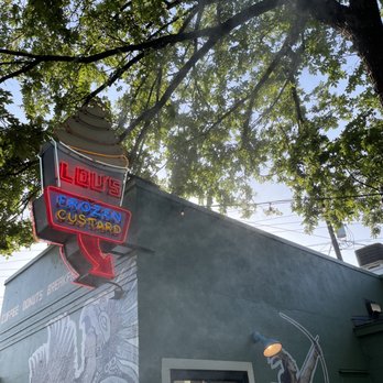 Lou's - Loved the neon signs, will have to try custard next time. - New American Near Me - Austin, Texas