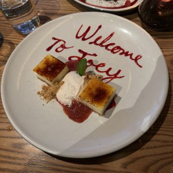 JOEY Uptown - Créme Brulée Cheesecake (Half Order) - New American Near Me - Houston, Texas JOEY Uptown - Créme Brulée Cheesecake (Half Order) - New American Near Me - Houston, Texas