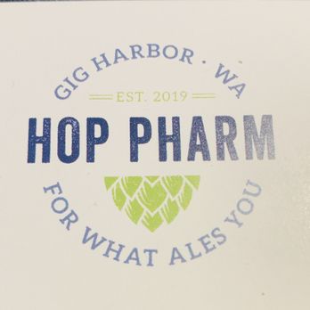 Hop Pharm - Business card logo - Beer Bar Near Me - Gig Harbor, Washington