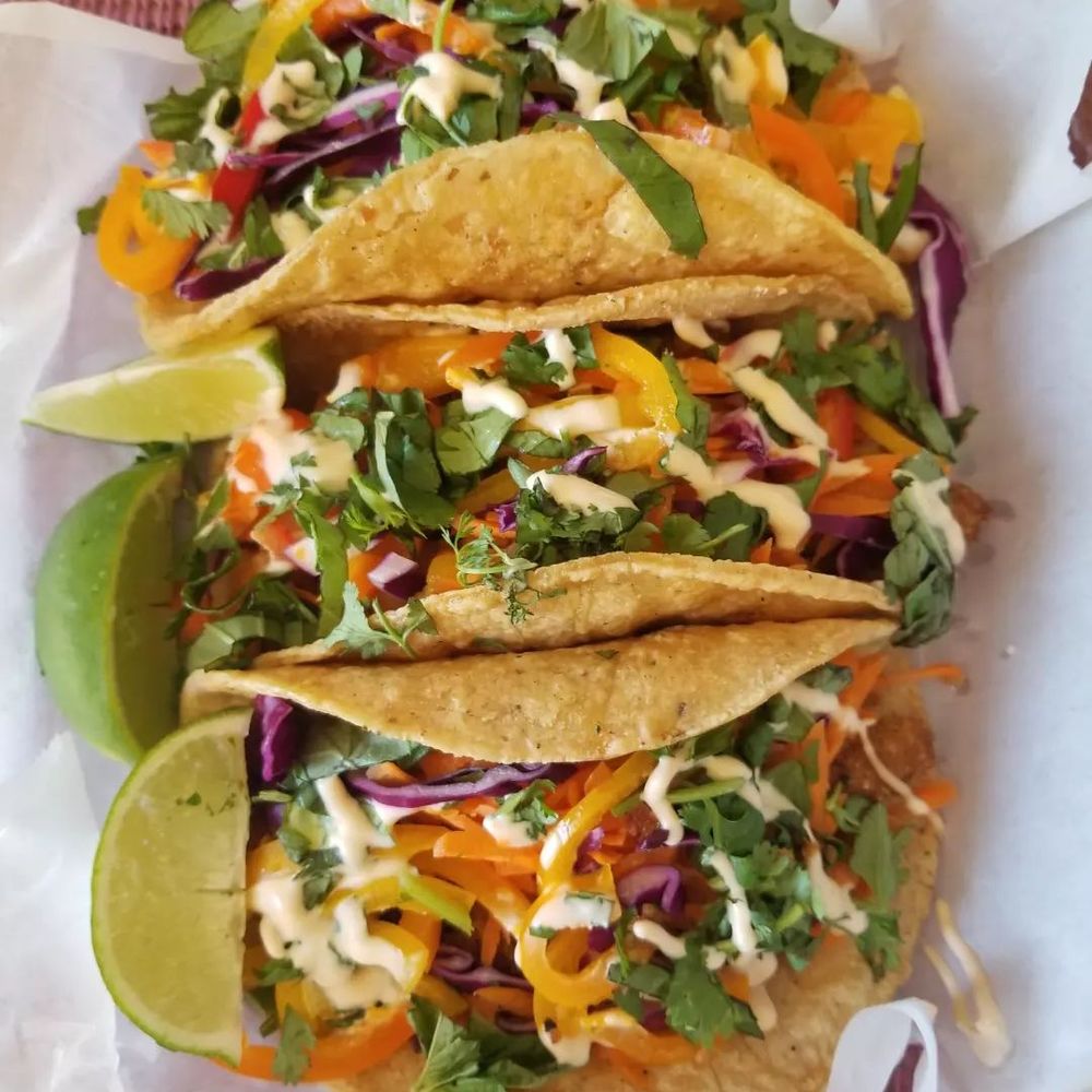 Hash Vegan Eatery - Fish Tacos - Vegan Near Me - San Antonio, Texas