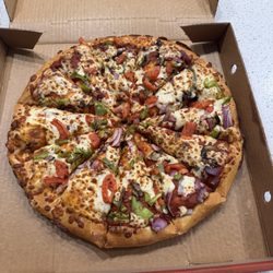 Large veggie pizza