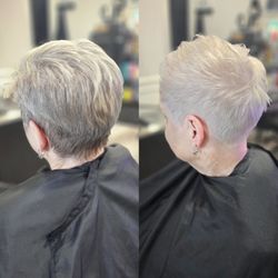Hair By Jacki Roberts - Platinum Pixie