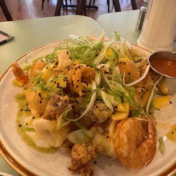 Chris & Angies Dinette - Mango fried Calamari and Shrimps - Breakfast & Brunch Near Me - Nutley, New Jersey
