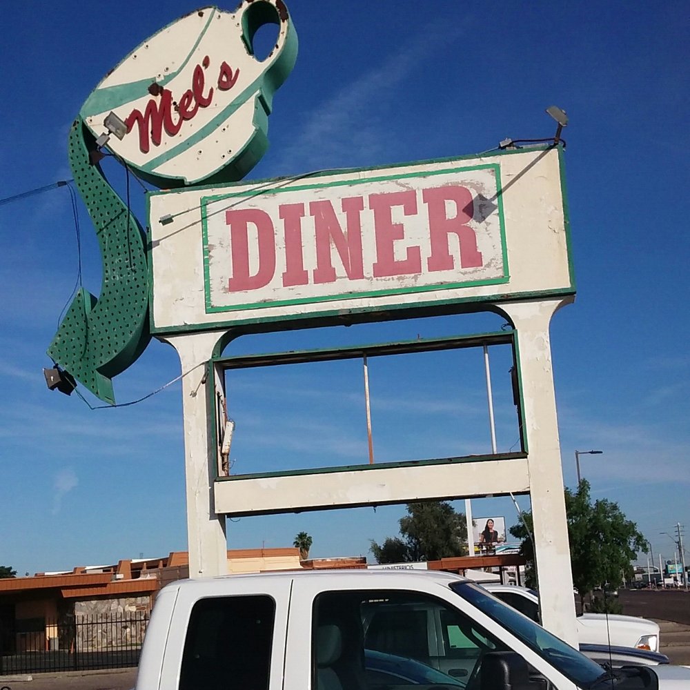 Mel's Diner - Iconic sign - Diners Near Me - Phoenix, Arizona