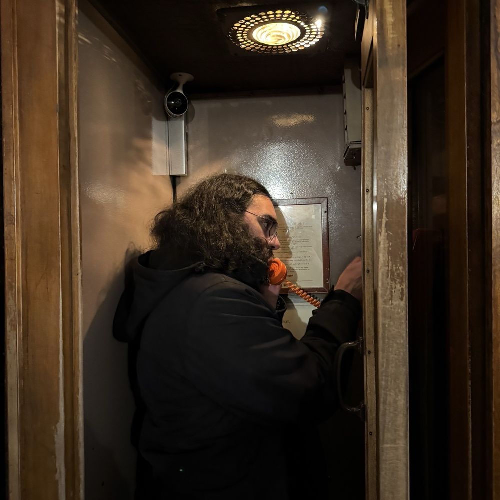 Crif Dogs - Phone booth to call the speakeasy next door to gain entrance - Hot Dogs Near Me - New York, New York