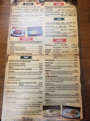 Menu photo 6 Don Tomas Mexican Grill Monroe, LA