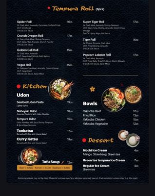 Menu photo 8 Sushi Yu Alhambra, CA