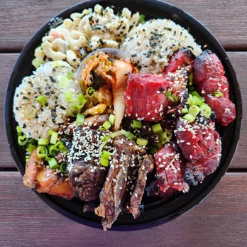 Da Kindz Island Grill - Da BBQ Mix Plate - Hawaiian Near Me - Sequim, Washington Da Kindz Island Grill - Da BBQ Mix Plate - Hawaiian Near Me - Sequim, Washington