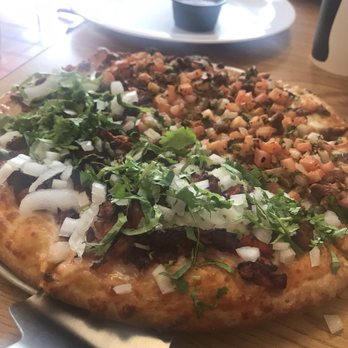 Combo's Pizza - Half and half al pastor and asada pizza - Pizza Near Me - Fullerton, California Combo's Pizza - Half and half al pastor and asada pizza - Pizza Near Me - Fullerton, California