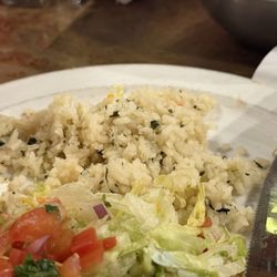 Vaqueros Mexican Grille - Ice cold rice that was not heated but served anyway