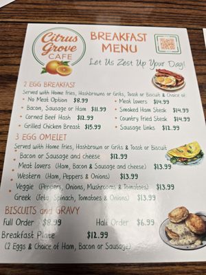 Menu photo 1 Citrus Grove Cafe Eustis, FL Menu photo 1 Citrus Grove Cafe Eustis, FL