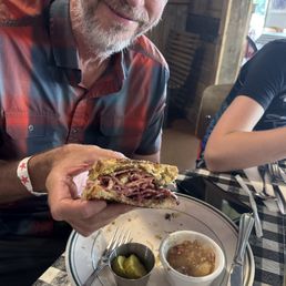 The Papa Joe. Best pastrami and corned beef sandwich you'll ever have. The Papa Joe. Best pastrami and corned beef sandwich you'll ever have.