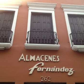 Almacenes Fernandez - Store sign above the entrance - Men's Clothing Near Me - San Juan, Puerto Rico