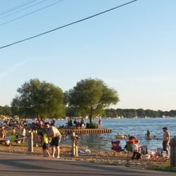 The Wet Spot - View of Crystal Lake Beach from the Wet Spot