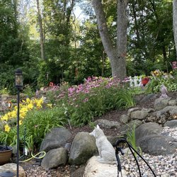 Cabby's Grill & Patio - Stunning flowers, waterfalls and butterflies