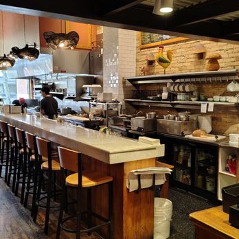 Field to Fork - The kitchen area with food counter. - Breakfast & Brunch Near Me - Sheboygan, Wisconsin