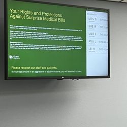 Quest Diagnostics - Names on the screen.
