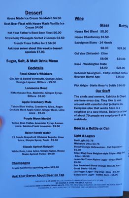 Menu photo 6 Sugar Salt & Malt Restaurant Baker, NV Menu photo 6 Sugar Salt & Malt Restaurant Baker, NV