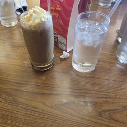 Salted caramel and water Salted caramel and water