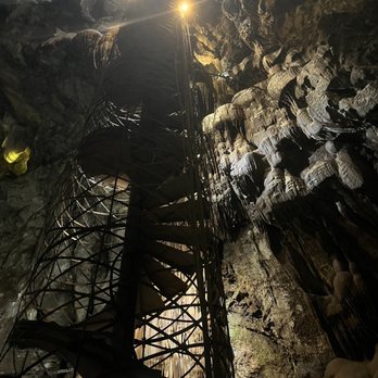 Moaning Caverns Adventure Park - 100ft stair case to get all the way down @ 165ft - Amusement Parks Near Me - Vallecito, California