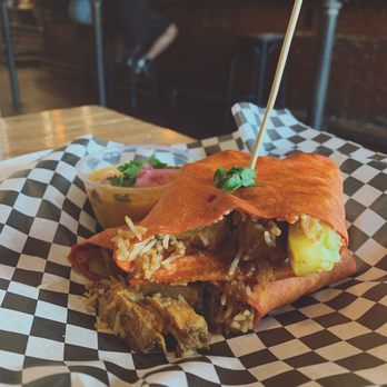 Pints & Union - Chicken Tikka Masala Burrito - Pubs Near Me - New Albany, Indiana Pints & Union - Chicken Tikka Masala Burrito - Pubs Near Me - New Albany, Indiana