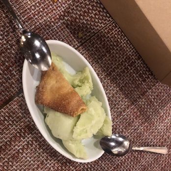 El Farol Restaurant - Sorbet:  cucumber/key lime - Spanish Near Me - Santa Fe, New Mexico