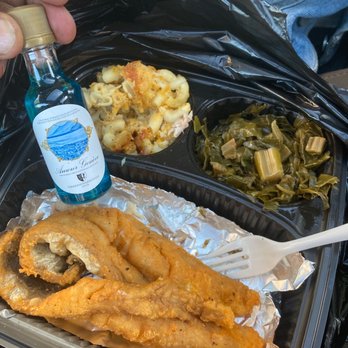 Maggie's Southern Kitchen - Fried whiting Small Mac & Cheese Small Collard Greens Small Yams Corn Bread - Southern Near Me - Teaneck, New Jersey Maggie's Southern Kitchen - Fried whiting Small Mac & Cheese Small Collard Greens Small Yams Corn Bread - Southern Near Me - Teaneck, New Jersey